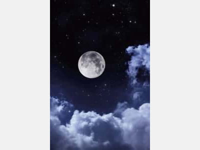 Fototapeta Księżyc i gwiazdy