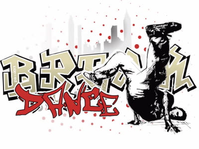 Fototapeta Graffiti w stylu breakdance
