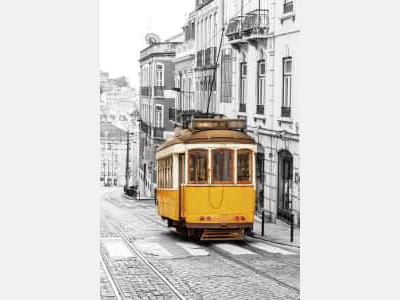 Fototapeta Żółty tramwaj