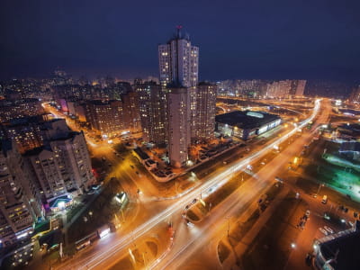 Fototapeta Nocny Kijów