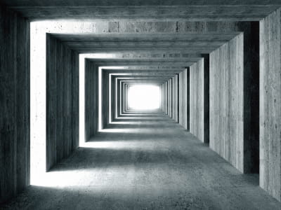 Fototapeta Betonowy tunel