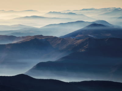 Fototapeta Mgła nad górami