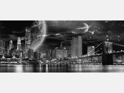 Fototapeta Mistyczne niebo Nowego Jorku