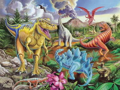 Fototapeta Prehistoryczne dinozaury