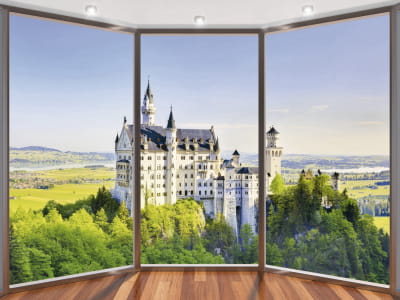 Fototapeta Okno z widokiem na zamek