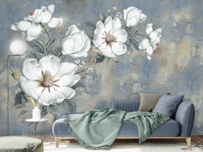 Fototapeta Biała magnolia