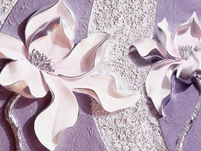 Fototapeta Kwiaty magnolii 3D