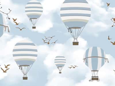 Fototapeta Balony na ogrzane powietrze na niebie