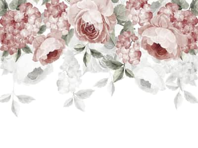 Fototapeta Wolumetryczne różowe kwiaty