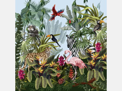 Fototapeta Zwierzęta w tropikach