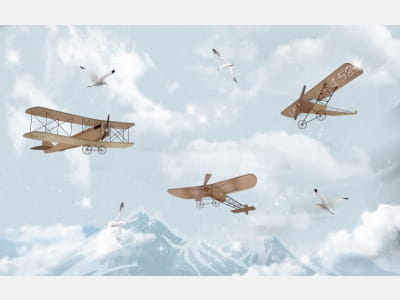 Fototapeta Samoloty w niebie