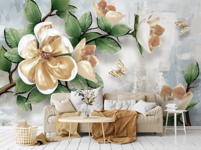 Fototapeta Bursztynowa magnolia