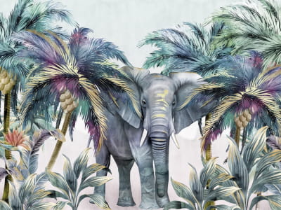 Fototapeta Słoń w tropikach
