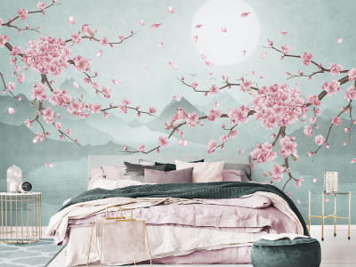 Fototapeta Sakura pod księżycem