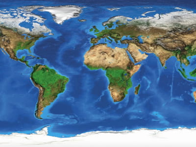 Fototapeta Wielki Atlas Świata