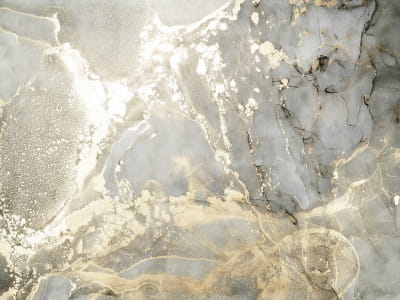 Fototapeta Biały marmur ze złotem