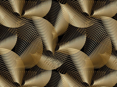 Fototapeta Złote liście abstrakcyjne