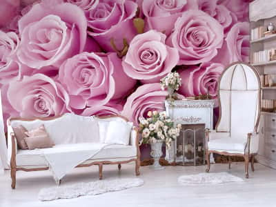 Fototapeta Bukiet różowych róż