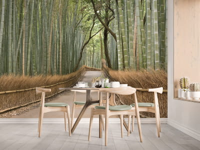 Fototapeta Bambusowy korytarz