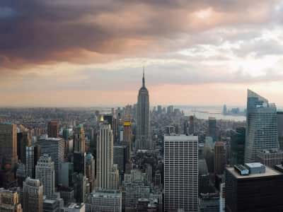 Fototapeta Szeroka panorama Nowego Jorku