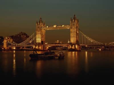 Fototapeta Tower Bridge w nocy