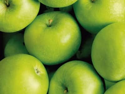 Fototapeta Duże zielone jabłka