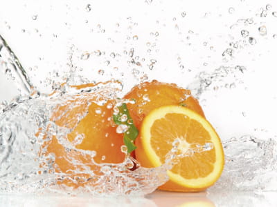 Fototapeta Pomarańcze w wodzie