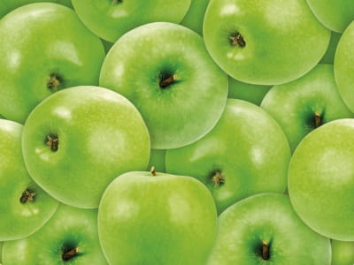 Fototapeta Zielone jabłka