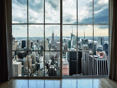 Fototapeta Okno z widokiem na Manhattan