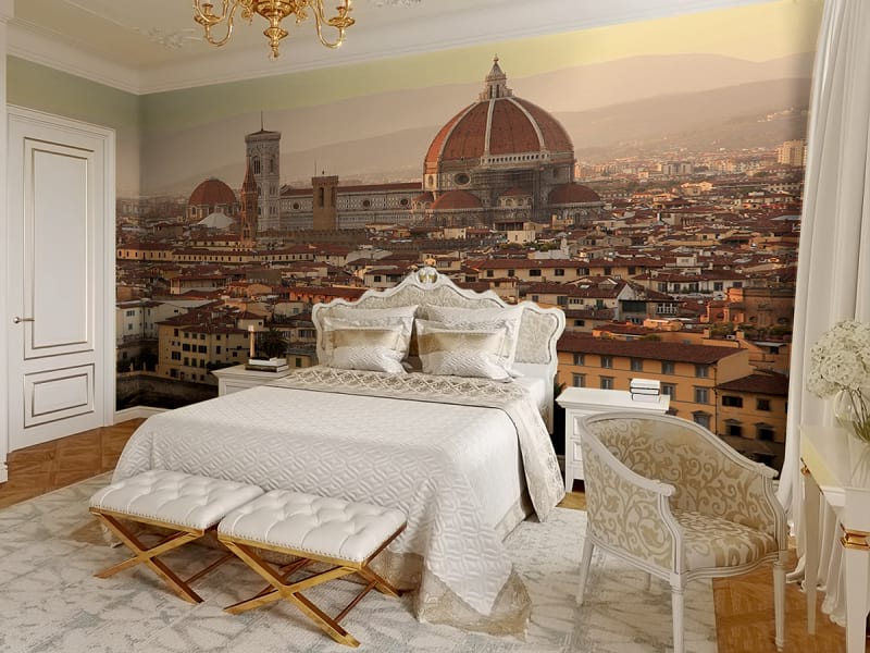 Fototapeta Katedra we Florencji we wnętrzu sypialni