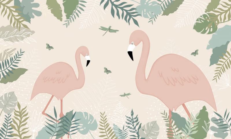 Fototapeta Małe flamingi