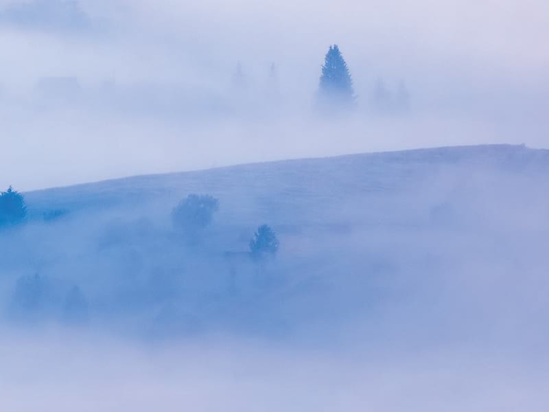 Fototapeta Góry we mgle fragment # 1