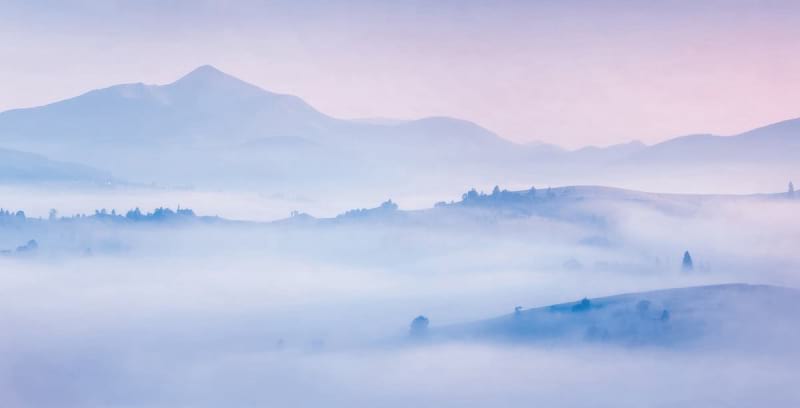 Fototapeta Góry we mgle