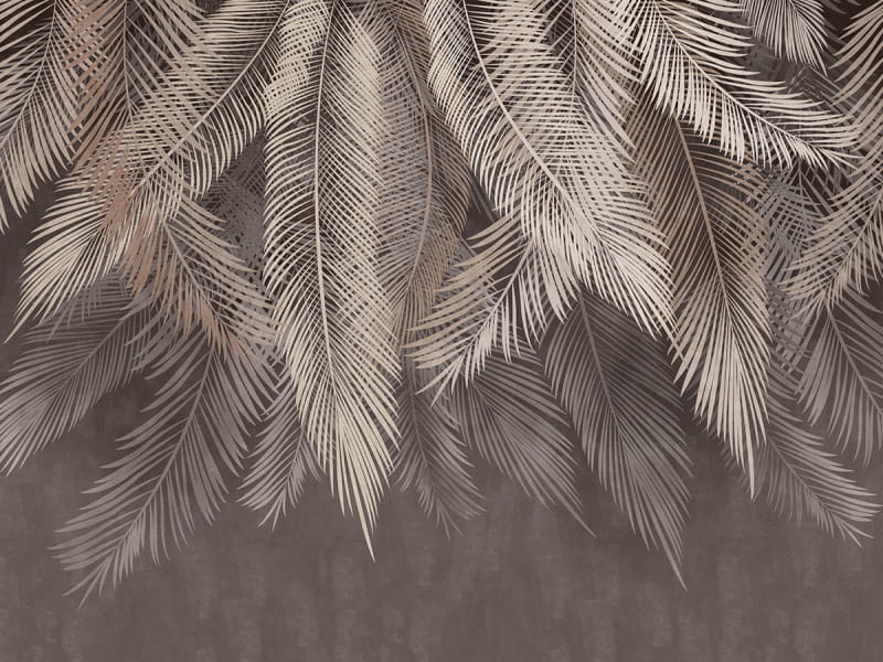 Fototapeta Zwisające liście palmowe