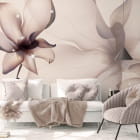 Miniatura fototapety Magnolia grafika we wnętrzu salonu