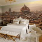 Miniatura fototapety Katedra we Florencji we wnętrzu sypialni