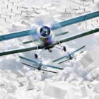 Miniatura fototapety Samoloty 3D
