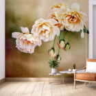 Miniatura fototapety Delikatne kwiaty we wnętrzu salonu