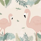 Miniatura fototapety Małe flamingi