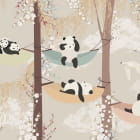 Miniatura fototapety Malowane pandy