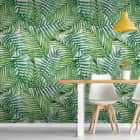 Miniatura fototapety Jasnozielone tropiki we wnętrzu kuchni