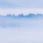 Miniatura fototapety Góry we mgle fragment #2