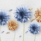 Miniatura fototapety Różnorodne kwiaty 3D