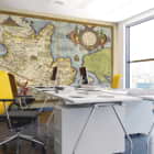 Miniatura fototapety Starożytna mapa Tartarii we wnętrzu biura