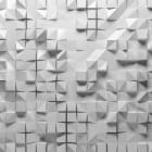 Miniatura fototapety Biała mozaika 3D