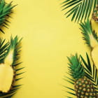 Miniatura fototapety Jasny ananas