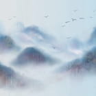 Miniatura fototapety Niebieskie góry