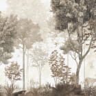 Miniatura fototapety Rano w jesiennym lesie