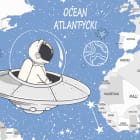 Miniatura fototapety Mapa kosmosu dla dzieci fragment # 1