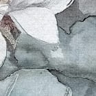 Miniatura fototapety Rysunek lotosu na ścianie fragment # 1